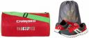 Charged Sports Bag Vancouver Large Red With Gowin Sports Training Shoe Nx-2 Grey Red Size 7...