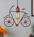 Charlotte Hsaka Antique Gold Iron Hanging Light...