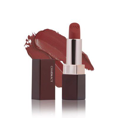 Charmacy Milano Soft Satin Matte Lipstick (Smokey Topaz) 3.8g 