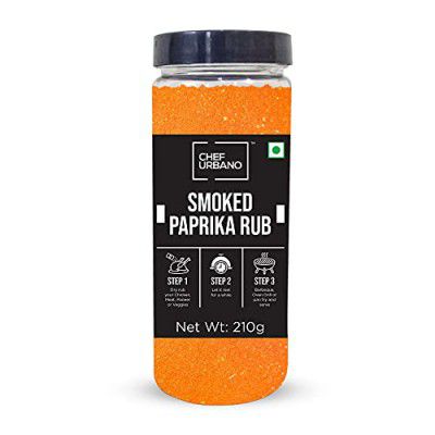 Chef Urbano Smoked Paprika Rub 210g | From freshly dried Pimentos