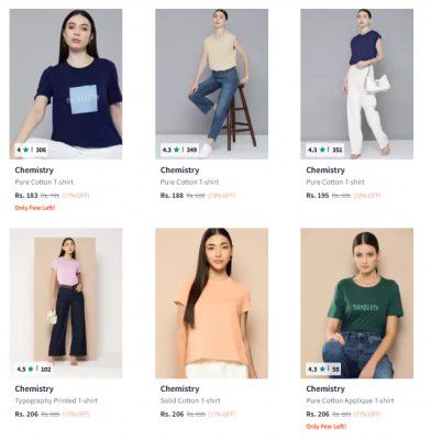 Chemistry Women Clothing UPTO 90% OFF
