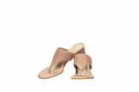 CHERE Women Quilted Chunky Heeled Sandal for Women Pastel...