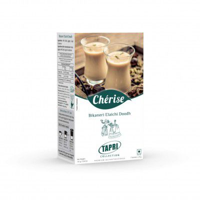 Cherise Tapri Premium Bikaneri Elaichi Doodh, Instant Milk Premix (23 g x 7 Sachets)
