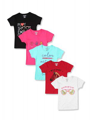 Cherokee by Unlimited Girls Printed Regular T-Shirt