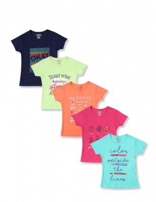 Cherokee by Unlimited Girls Printed Regular T-Shirt