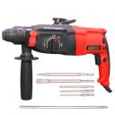 CHESTON 850W 26 mm Reversible Rotary Hammer Drilling Machine I 1100RPM  3 Modes & SDS 5-Drill Bits  ...