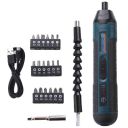 Cheston Cordless Electric Screwdriver Machine with Bits | Battery Powered (1500 MAH) with LED Light I Torque 5 NM I Home & DIY Use, 1 Year Warranty I 20 Bits with Magnetic Bit Holder...
