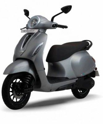 Chetak 3502 Electric Scooter by Bajaj Auto Booking for Ex-Showroom Price (with Portable Charger, Matte Coarse Grey)