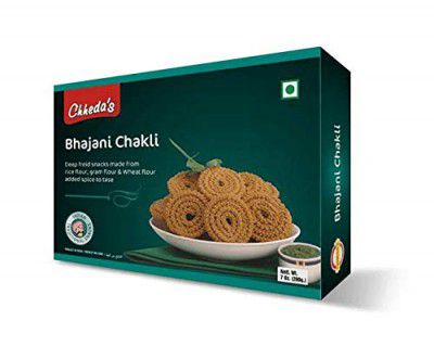 Chhedas - Bhajni Chakli - Crunchy Snacks - Tea Time Snacks - Ready to Eat - 180Gm Pack of 6