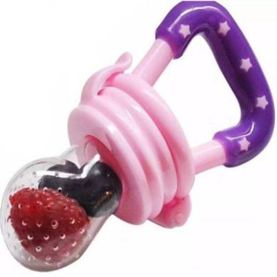 Chicbunny Baby Fresh Fruit Food Feeder Nibbler Pacifier|Training Massaging Toy Teethe|Babies Toddlers Infants Kids Teether and Feeder  (Multicolor)