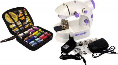 CHILLAXPLUS Silia Machine for Home with 82 pcs Sewing Kit Electric Sewing Machine  ( Built-in Stitches 1)