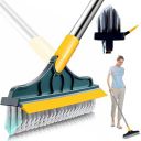 ChillyFit bathroom cleaning brush, 2 in 1 scrub cleaning brush with soft scraper...