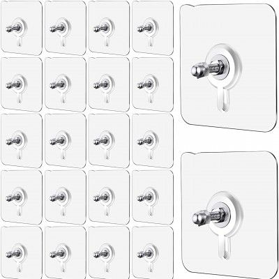 Chillyfit Wall Hooks for Hanging Strong, 10 Pack