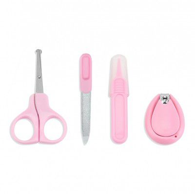 Chipmunks Grooming Kit for New Born Baby - Nail Cutter - Rounded Scissors - Baby Nail Filer - Tweezer - Kids Accessories 