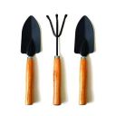 Chirayu Mart 3pcs Gardening Tools Wooden Handle Small Sharp Shovel Rake ! Gardening Tool Set Wood Handle Cultivator, Gardening Trowel, Forks, Gardening Tool Set, Gardening Hand Cultivator, Small Trowe...