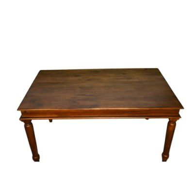 CHIRPIN Mango Wood Dining Table 4 Seater Dining Table Without Chair Dining Table Set Dining Set for Home & Restaurant Furniture Polish, Natural Colour Finish