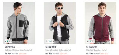 Chkokko Jackets Upto 90% Off