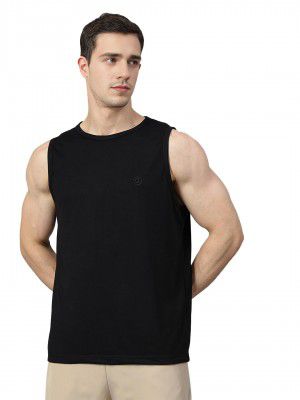 CHKOKKO Men Cotton Gym Tank Regular Fit Tops Sleeveless Sports Vest