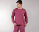 CHKOKKO Men's Terry Cotton Loose Fit Full Sleeves Regular Fit T-Shirt...