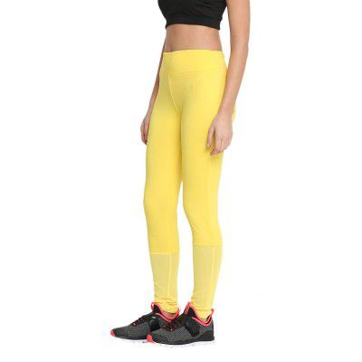 CHKOKKO Mesh Yoga Gym and Active Sports Fitness Leggings Tights High Waist Sports Yoga Pants for Women