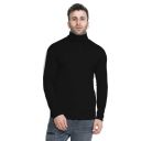 CHKOKKO Winter Wear Cotton Plain Full Sleeve Turtle Neck T Shirt for Men...