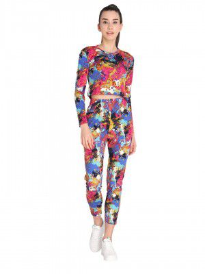 CHKOKKO Women Casual Summer Track Suit Co-ord Set