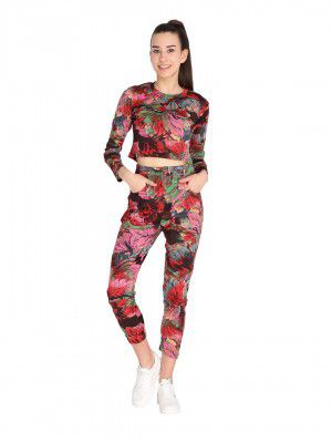 CHKOKKO Women Jogging Suit Casual Summer Track Suit Co-Ord Set