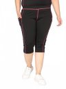 CHKOKKO Women Plus Size Yoga Gym Sport Workout Capri...