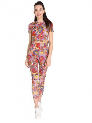 CHKOKKO Women Polyester Co-Ord Set