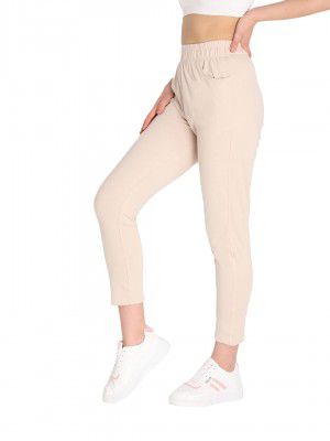 CHKOKKO Women Solid Stylish Regular Fit Casual Poly Cotton Track Pants