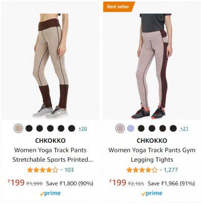 CHKOKKO Women Track Pants up to 90% off