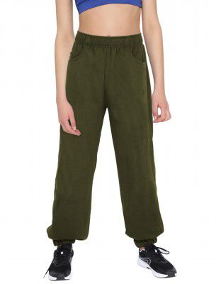 CHKOKKO Womens Regular Fit Polyester Cotton Track Pant