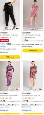 Chkokko Women's Tracksuits Up to 92% off