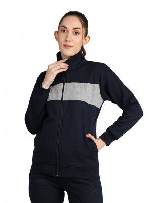 CHKOKKO Women's Wool High Neck Jacket