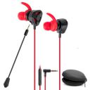 CHONCHOW Wired in Ear Gaming Earphones with mic for Mobile, PC/Laptop, Xbox One, PS4, PS5 (Red, Pack Of 1)...