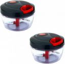 chopper combo offer 2 set manual hand held vegetable chopper...