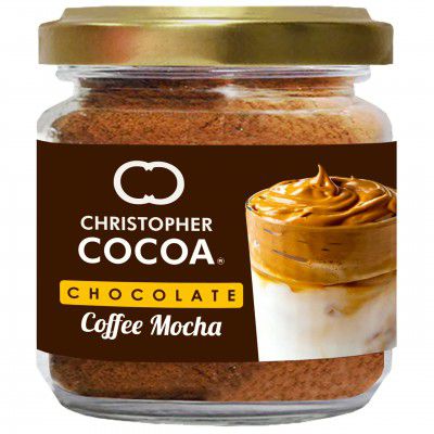 Christopher Cocoa, Chocolate Mocha, 50g (Instant Coffee Cocoa Powder, No sugar, Vegan)