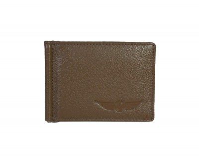 CHRISTOPOLO® Men's Olive Solid Leather Wallet (CPMW-054-OLIVE)