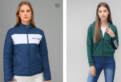 Upto 85% Off On Christy World Womens Jackets | Starts at Rs 299