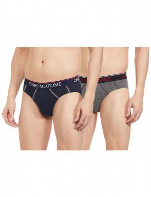 Chromozome Men Cotton Brief (Pack of 2)