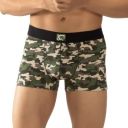 Chromozome Men Cotton Stretch Printed Trunk...
