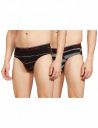 Chromozome Men Modal Striper Brief (Pack of 2)...