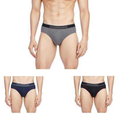 Chromozome Mens Cotton Briefs (Pack of 3)