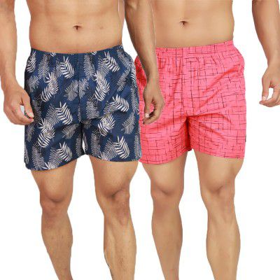 Chromozome Men's Cotton Modern Regular Fit Solid Boxer