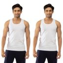 Chromozome Mens Cotton Regular Fit Vests (Pack of 2)...