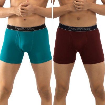 Chromozome Mens Cotton Rib Trunks (Pack of 2)
