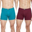 Chromozome Mens Cotton Rib Trunks (Pack of 2)...