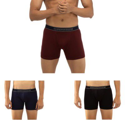 Chromozome Mens Cotton Rib Trunks (Pack of 3)