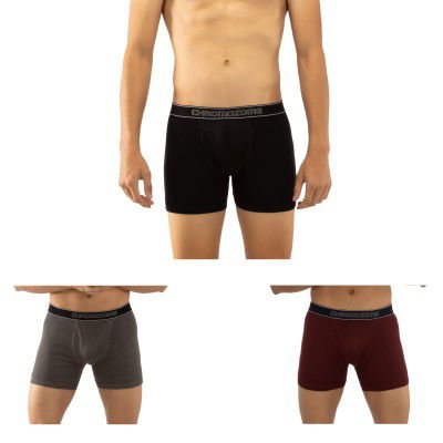 Chromozome Mens Cotton Rib Trunks (Pack of 3)