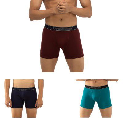 Chromozome Mens Cotton Rib Trunks (Pack of 3)